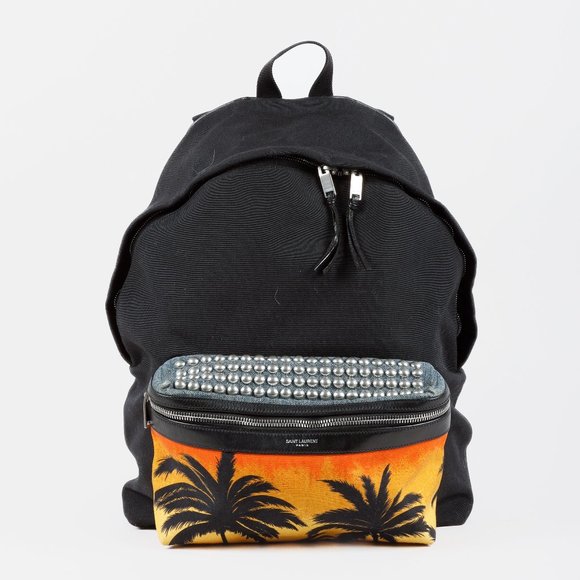 Saint Laurent - Sunset and Denim Black - City Backpack - Picture 2 of 16